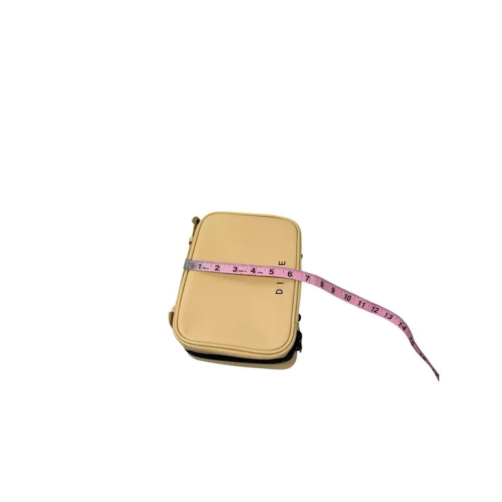 Dime Beauty Makeup Skincare Travel Bag Zip‎ Compartment Biege